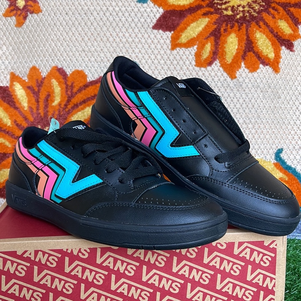 Vans Men’s Lowland Cc Fader Black/Multi sneakers - Picture 5 of 16